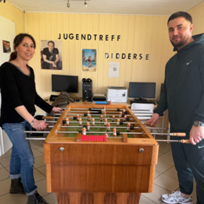 Feli und Luc vom Jugendtreff